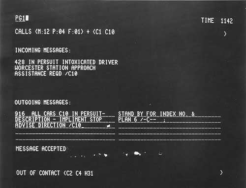 Specimen VDU Page